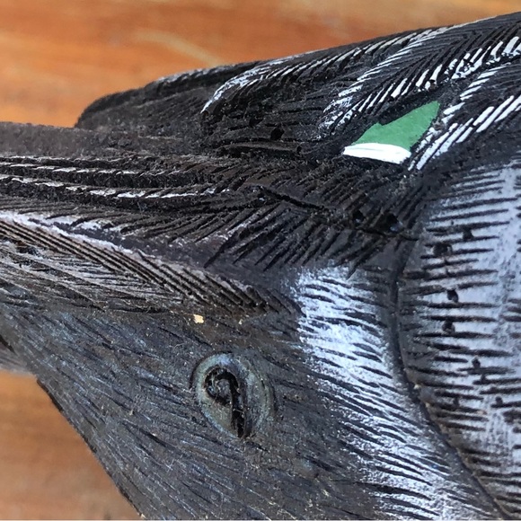 Set of 2 Jim Palmer Carved Resin Duck Decoy Figurines Blue Wing Teal & Stifftail - Picture 6 of 11